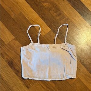 Abercrombie & Fitch Soft Pink Strappy Top